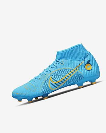 Nike Mercurial Superfly 8 Academy MG Azules Naranjas | MX 3167